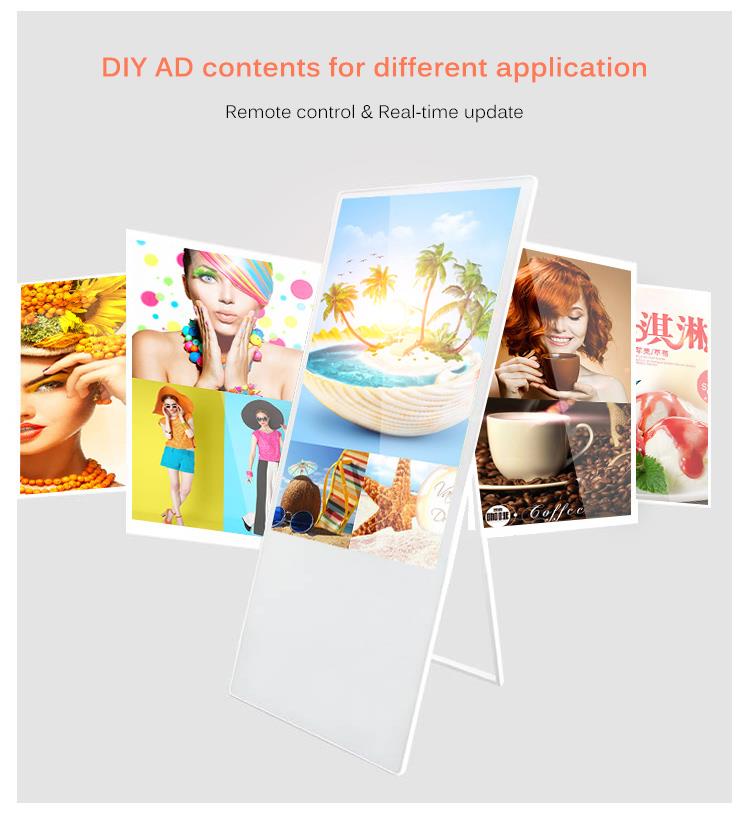 portable advertising display monitor