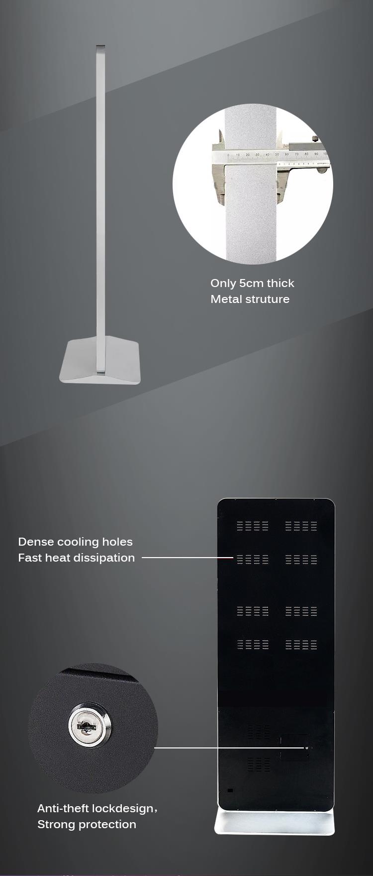 Capacitive Touch Floor Standing Advertising Digital Signage
