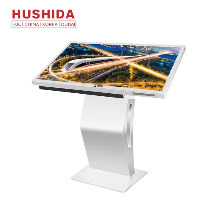 Horizontal Type Interactive Advertising Touch Screen Kiosk